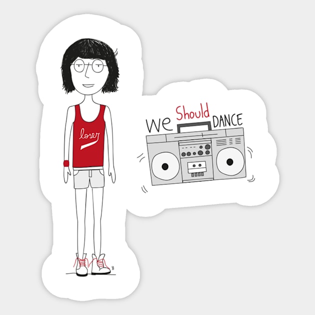 We Should Dance Sticker by paperdreams